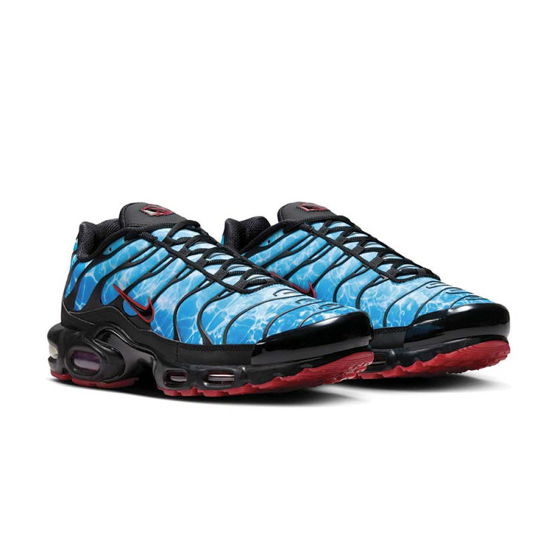 Baskets Nike Air Max Plus GS – Bleu & Noir – Silhouette cultissime et inspiration marine