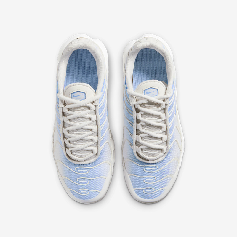 Baskets Nike Air Max Plus GS Bleues et Blanches – Enfant – Style Rétro & Confort Moderne