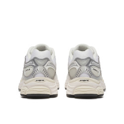 Baskets Saucony ProGrid Omni 9 – Blanc & Argenté – Rétro-tech stylé avec confort moderne