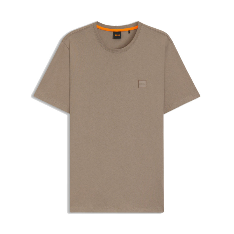 T-shirt BOSS TALES – Taupe – Élégance Décontractée et Confort Premium