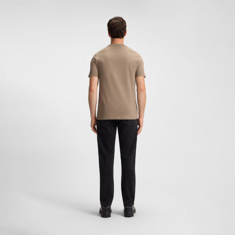 T-shirt BOSS TALES – Taupe – Élégance Décontractée et Confort Premium