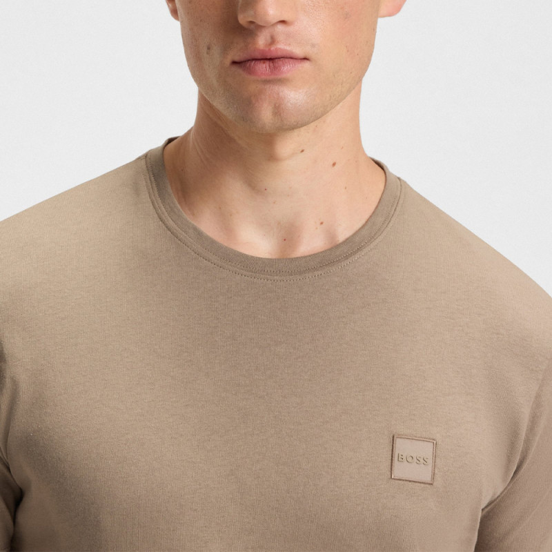 T-shirt BOSS TALES – Taupe – Élégance Décontractée et Confort Premium