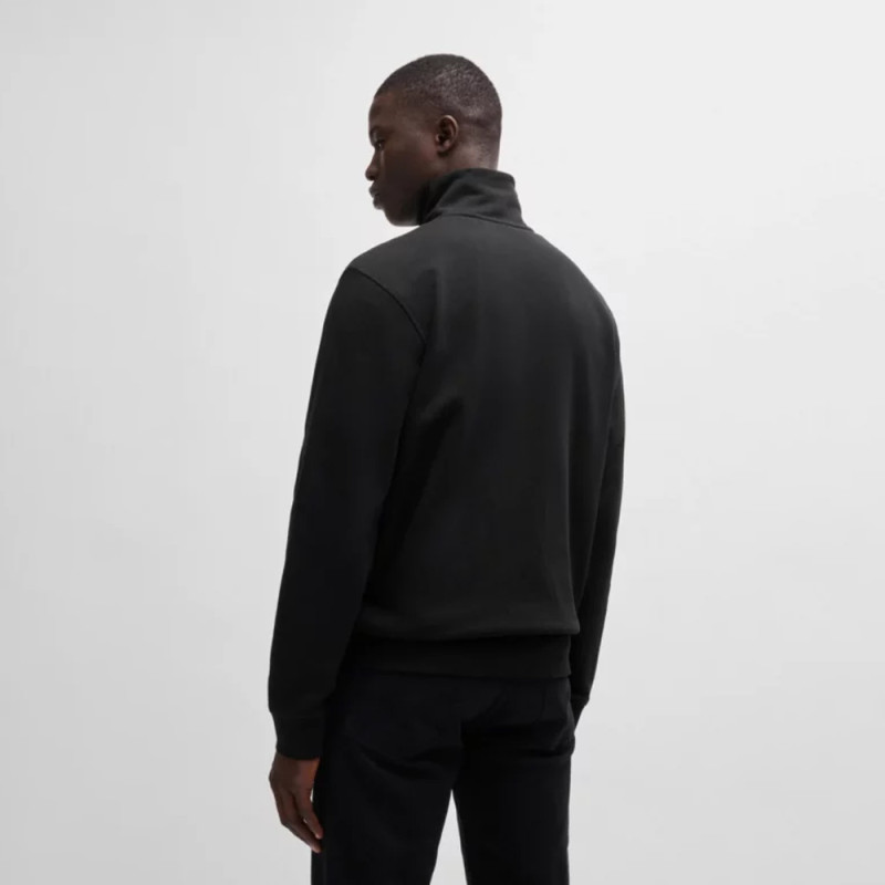 Sweat zippé Boss ZESTART – Noir – Confort « street » et esthétique subtile
