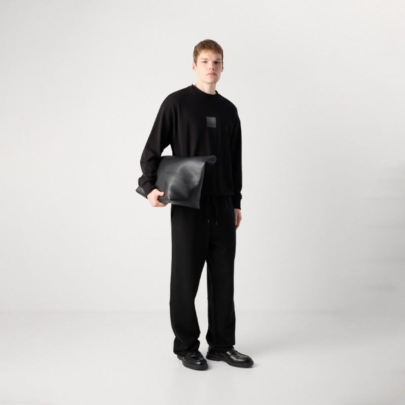 Pantalon de survêtement Hugo DELASPANT – Noir – Confort quotidien et style épuré