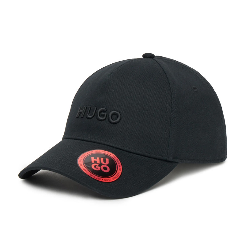 Casquette Hugo Noire en twill de coton avec logo JUDE
