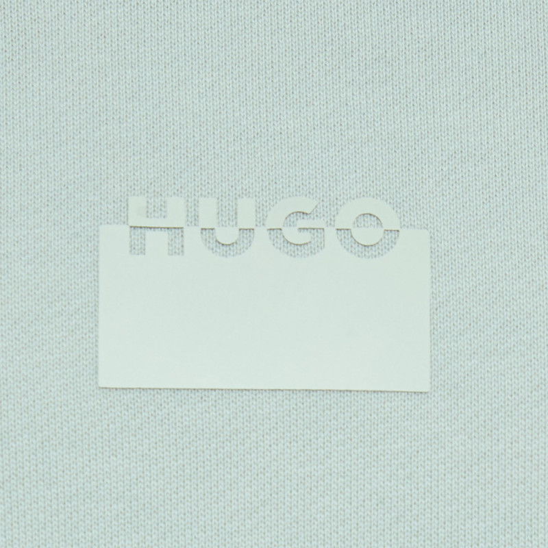Sweat Hugo DELASTCRAW – Vert – Style relax & logo imprimé