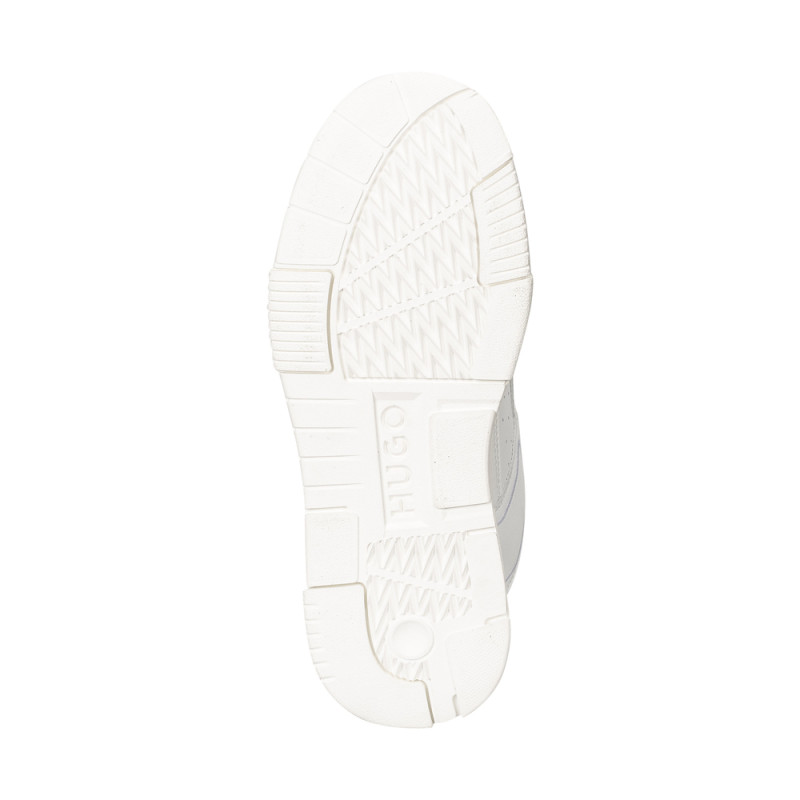Baskets Blanches Hugo YARROW_TENN_IYPU avec logo en relief