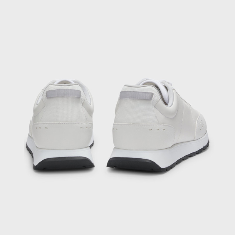 Baskets Hugo ICELIN_RUNN_NYRBPU – Blanc – Similicuir & esthétique structurée