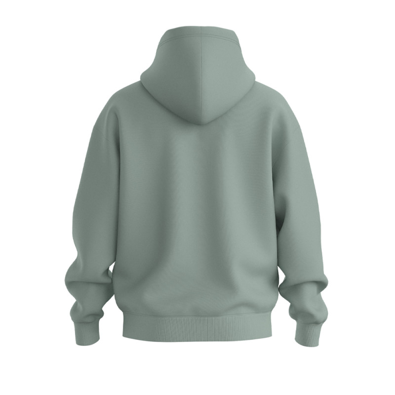 Sweat zippé à capuche Hugo DELASTOMER – Vert – Confort relax et style minimaliste