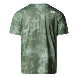 T-shirt The North Face 24/7 Regular à Manches Courtes – Vert Bark Mist Light Refract – Respirant & FlashDry™
