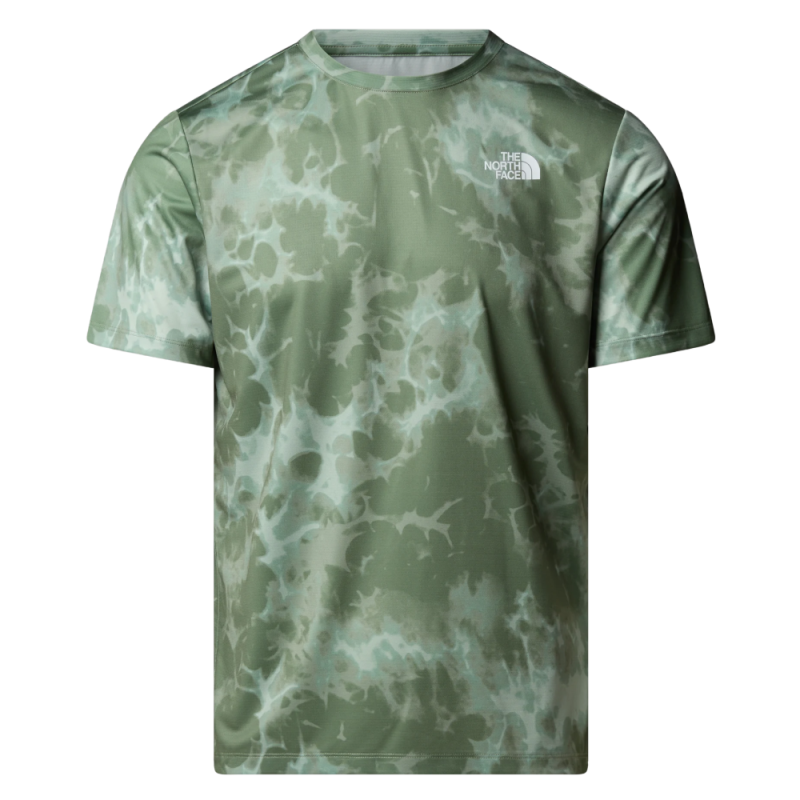 T-shirt The North Face 24/7 Regular à Manches Courtes Vert Bark Mist Light Refract