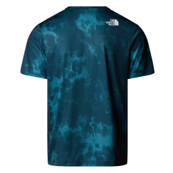 T-shirt The North Face 24/7 Regular à Manches Courtes – Vert Deep Cypress Light Refract – FlashDry™
