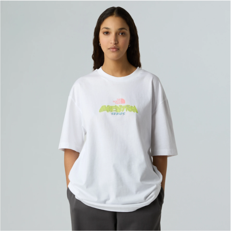 T-shirt Oversize Expedition Celebration Blanc TNF