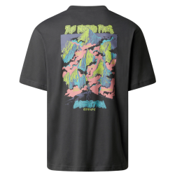 T-shirt Oversize The North Face Expedition Celebration – Gris Anthracite– Coton Confort & Graphismes Avant/Arrière
