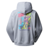 Sweat à Capuche Oversize The North Face Gris Clair