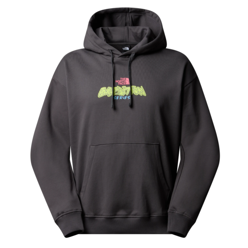 Sweat à Capuche Oversize The North Face Expedition Celebration Gris Anthracite