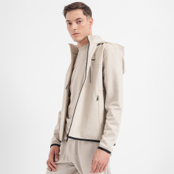 SWEAT ZIPPÉ À CAPUCHE BOSS SYBRID BEIGE