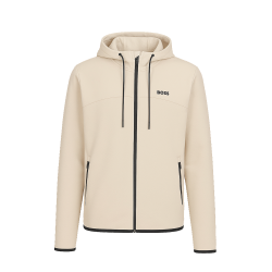 SWEAT À CAPUCHE BOSS SYBRID BEIGE