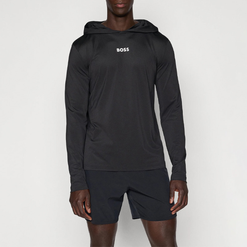 Sweatshirt Boss - Noir - Coupe régulière et une longueur standard - SCOTT ACTIVE