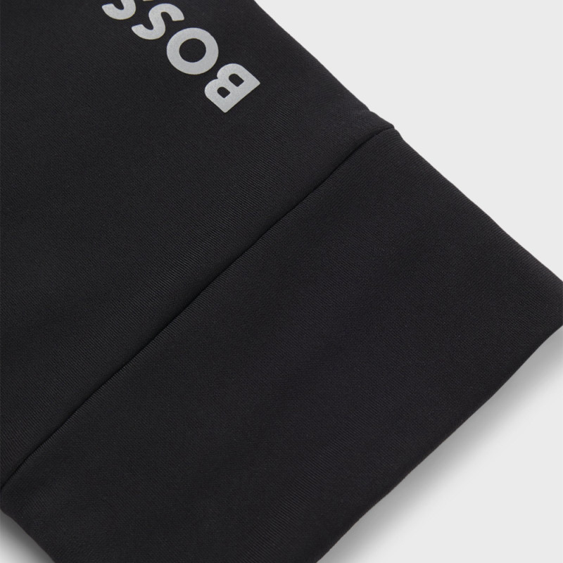 Gants de course Boss actifs en polaire extensible - Noir