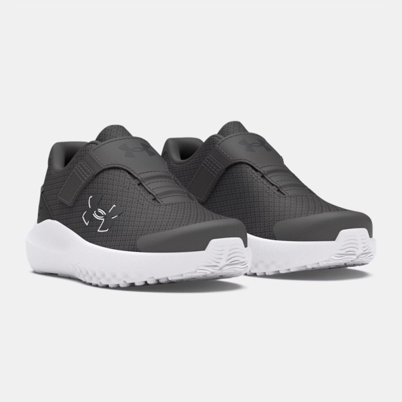 Baskets Grises Petit enfant Under Armour Surge 4 AC  – Légèreté & Dynamisme au Quotidien