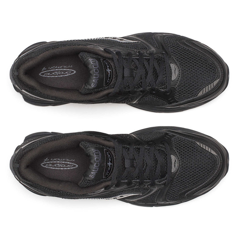 Baskets Saucony ProGrid Triumph 4 – Noires – Rétro running & amorti premium