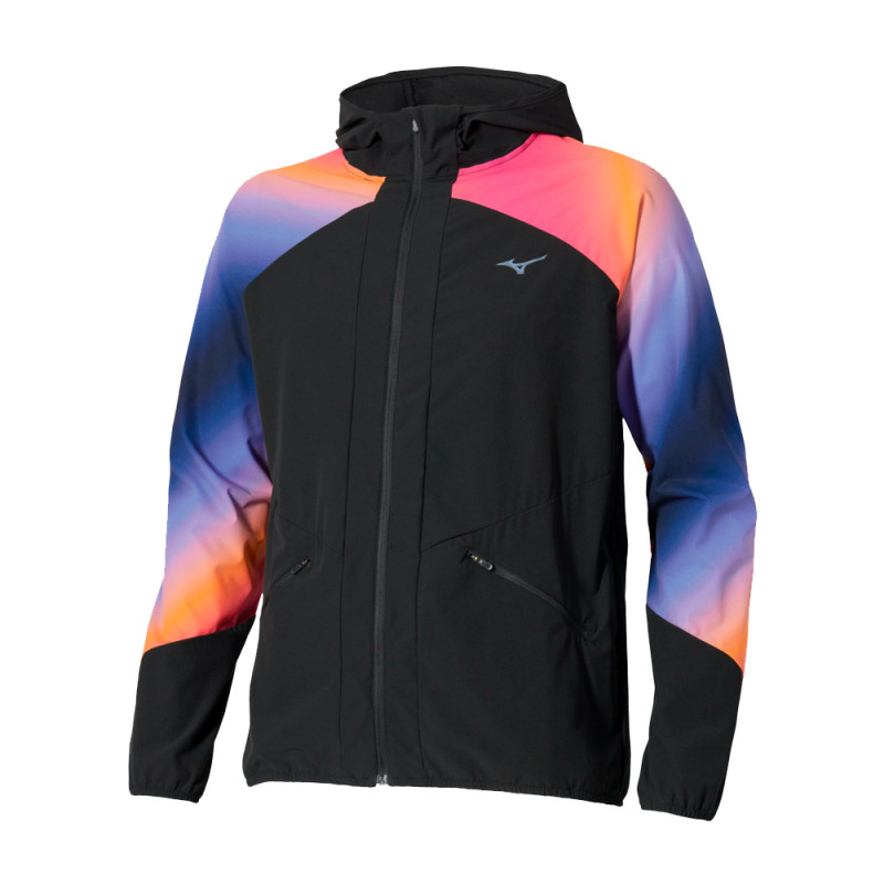 Veste à capuche Mizuno Active Alpha – Noire – Liberté de mouvement & détails techniques
