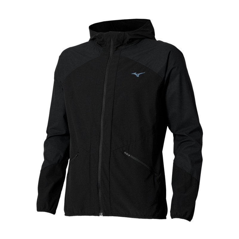 Veste à capuche Mizuno Active Alpha – Noire – Liberté de mouvement & détails techniques