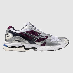 Baskets Mizuno Wave Rider 10 Violettes et Argentées – Alliance de performance et d'esthétique