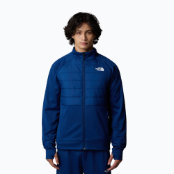Veste The North Face Reaxion 2.0 Fleece Hybrid Full Zip – Bleu Foncé – Isolation & Style Sportif
