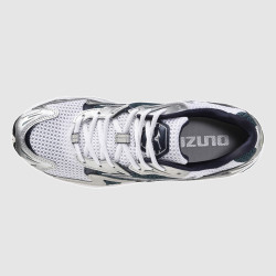 Baskets Mizuno Wave Rider 10 Vertes et Argentées – Alliance de performance et d'esthétique