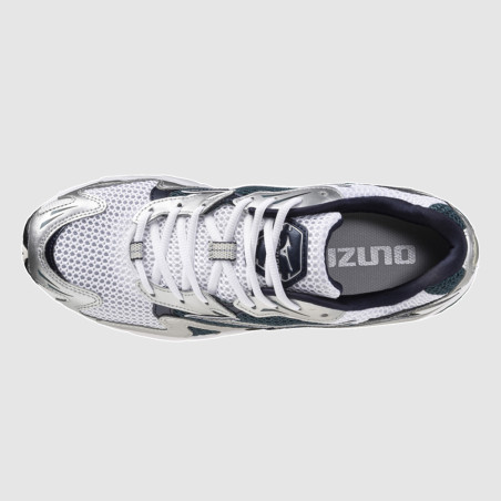 Baskets Mizuno Wave Rider 10 Vertes et Argentées – Alliance de performance et d'esthétique