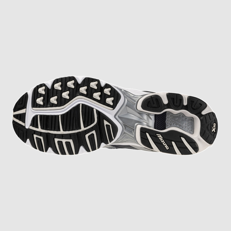 Baskets Mizuno Wave Rider 10 Vertes et Argentées – Alliance de performance et d'esthétique