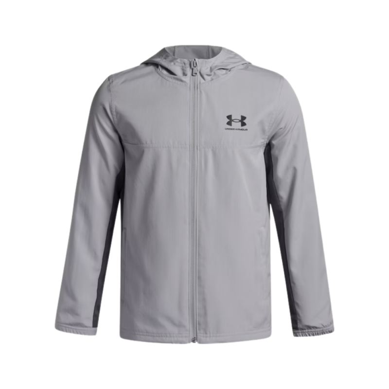 Veste Under Armour Rival Woven Gris et Noir