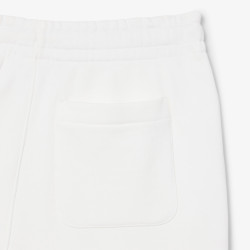 Pantalon de survêtement Lacoste – Blanc – en molleton Unisexe