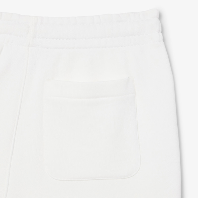 Pantalon de survêtement Lacoste – Blanc – en molleton Unisexe