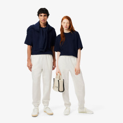 Pantalon de survêtement molleton LACOSTE Blanc