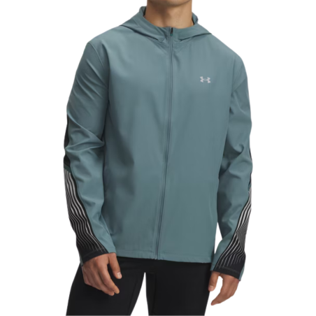 Veste à Capuche Under Armour Velociti Storm Bleu Jasper/Noir | DM’Sports