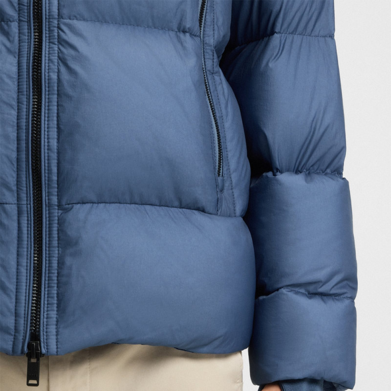 Doudoune Oversize en tissu ripstop froissé Orbok BOSS bleu | Chez DM’Sports