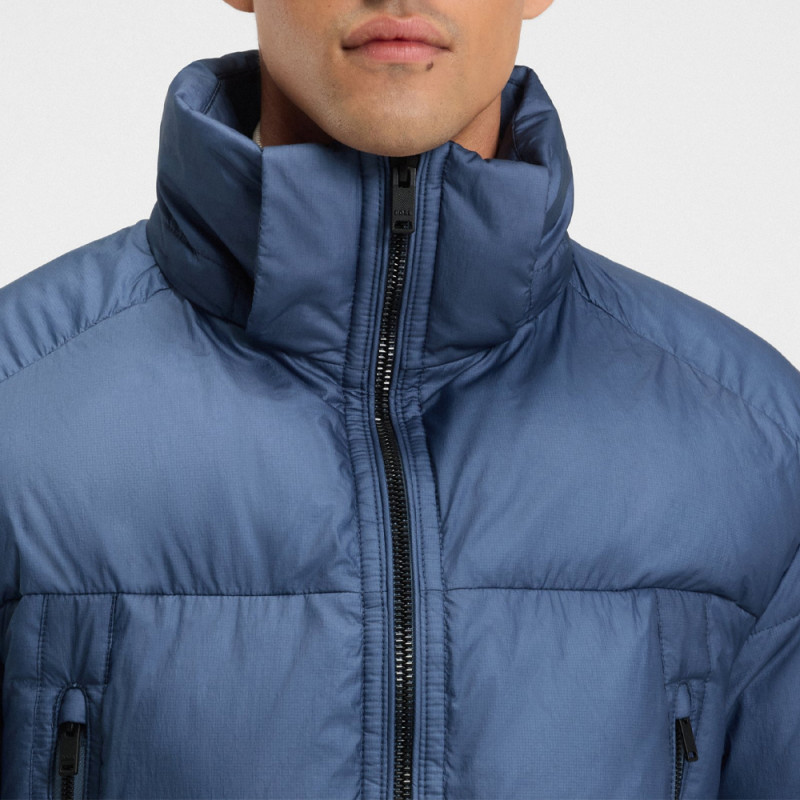 Doudoune Oversize en tissu ripstop froissé Orbok BOSS bleu | Chez DM’Sports