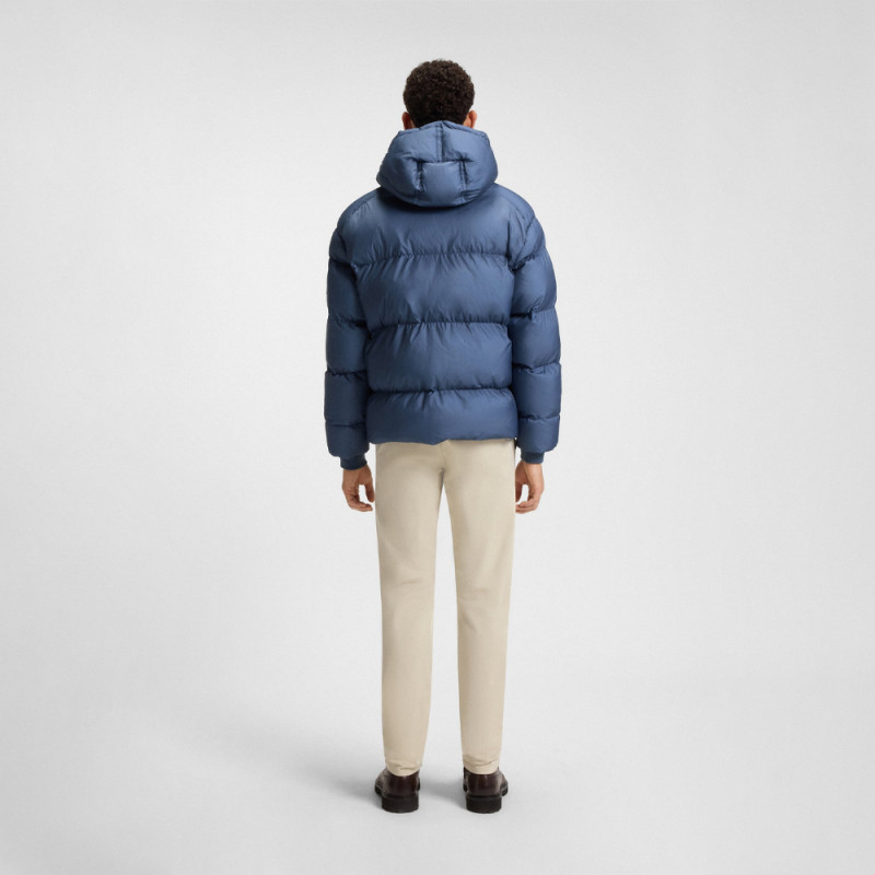 Doudoune Oversize en tissu ripstop froissé Orbok BOSS bleu | Chez DM’Sports