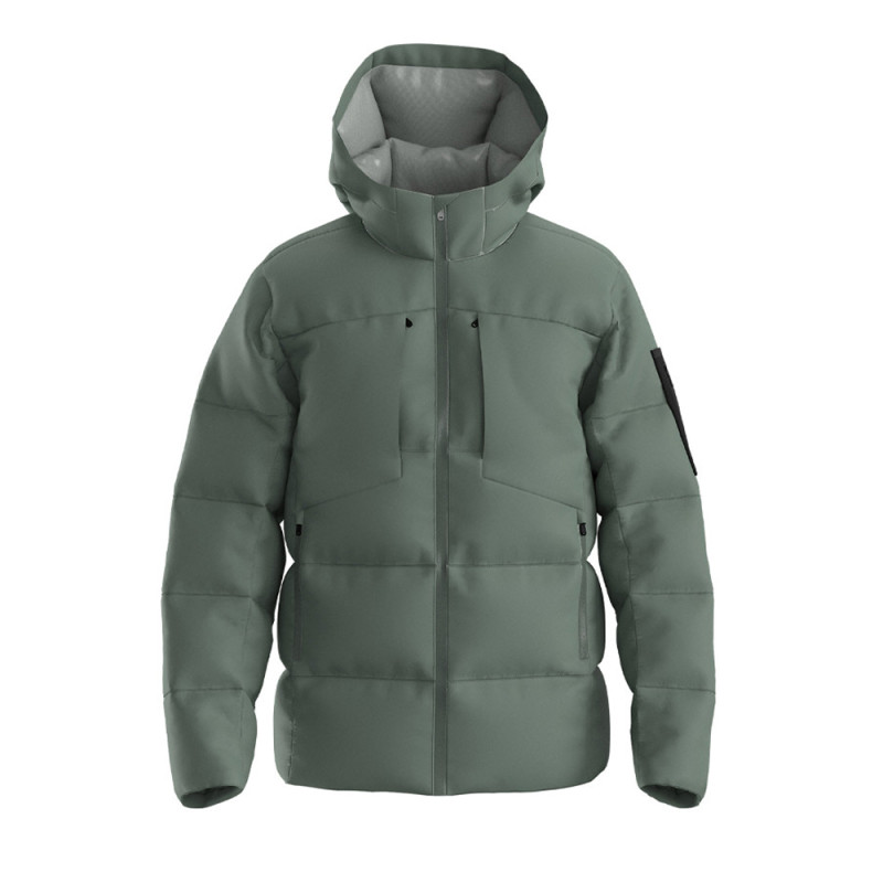 Parka déperlante en duvet OW_Riplite Puffer HD BOSS verte