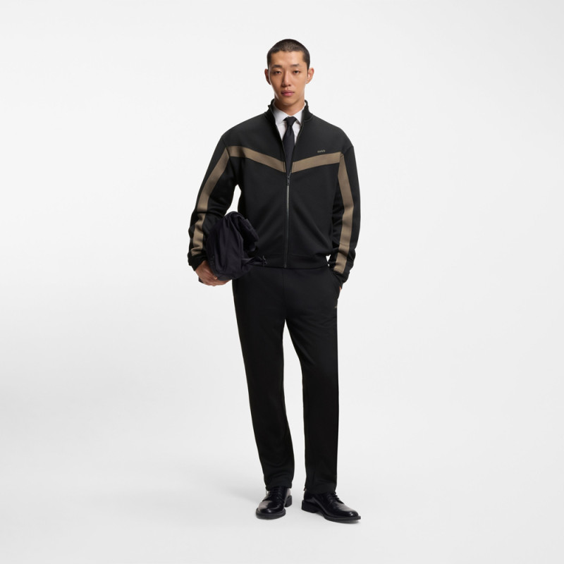 Bas de survêtement Hugo DOLOS – Noir – Sport & style détendu