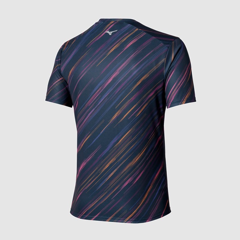 T-shirt Mizuno Summer Pack QD Tee – Hanabi / Multicolore – Fraîcheur & légèreté pour vos entraînements d’été