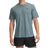 T-shirt Under Armour UA Tech™ Vent Jacquard Bleu Jasper/Noir