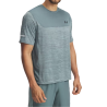 T-shirt Under Armour UA Tech™ Utility  Bleu Jasper/Noir Léger, Respirant & Anti-Odeur