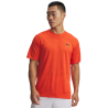 T-shirt Under Armour UA Tech™ Vent Jacquard Orange/Noir