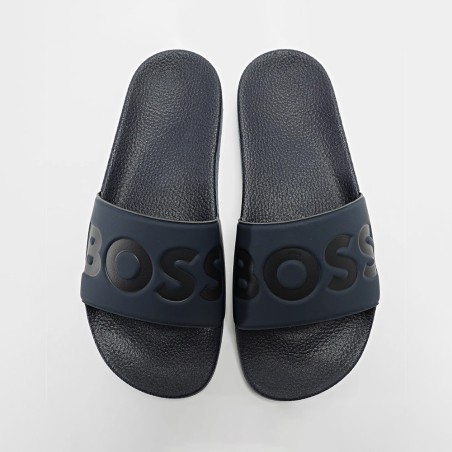 Mules Boss ARYEH_SLID_NPVLG Gris Foncé – Un style affirmé et haut de gamme