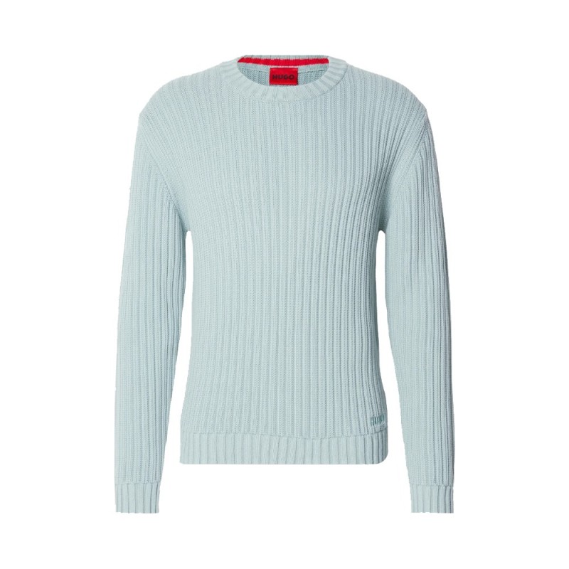 Pull Hugo SRIBBEN_1 Vert – Simplicité raffinée et confort maîtrisé