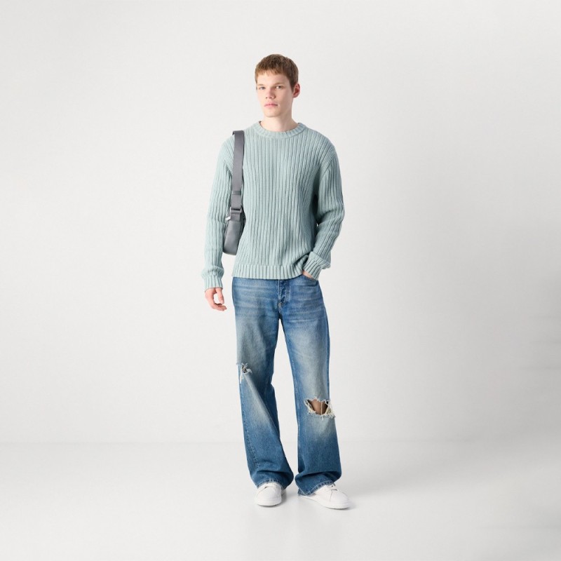 Pull Hugo SRIBBEN_1 Vert – Simplicité raffinée et confort maîtrisé